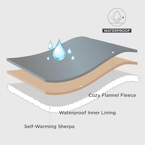 Self Warming Dog Blankets for Medium Dogs Waterproof
