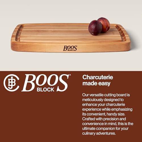 CB Series Rectangular Wooden Maple Cutting Board 20”x14”