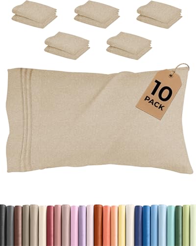 King Standard Pillow Cases Set of 10 (10 Count)