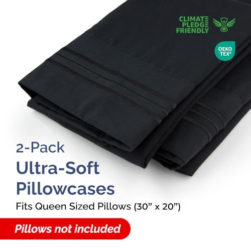 Queen Pillow Cases Set of 2 (2 Count)