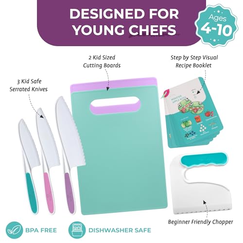 Jr. Kids Knife Set for Real Cooking (6 Count)
