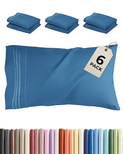 King Pillow Cases Set of 6 (6 Count)