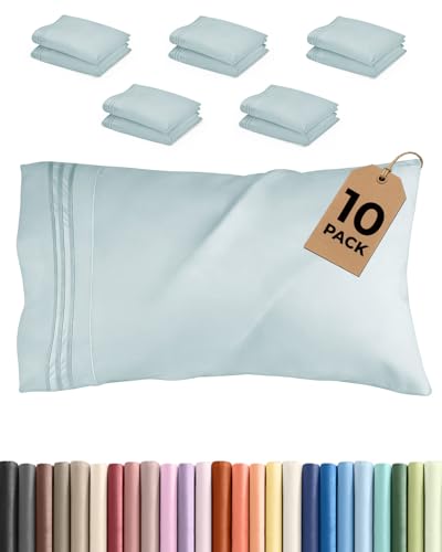 King Standard Pillow Cases Set of 10 (10 Count)