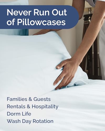 King Standard Pillow Cases Set of 10 (10 Count)