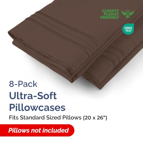Standard Pillow Cases Set of 8 (8 Count)