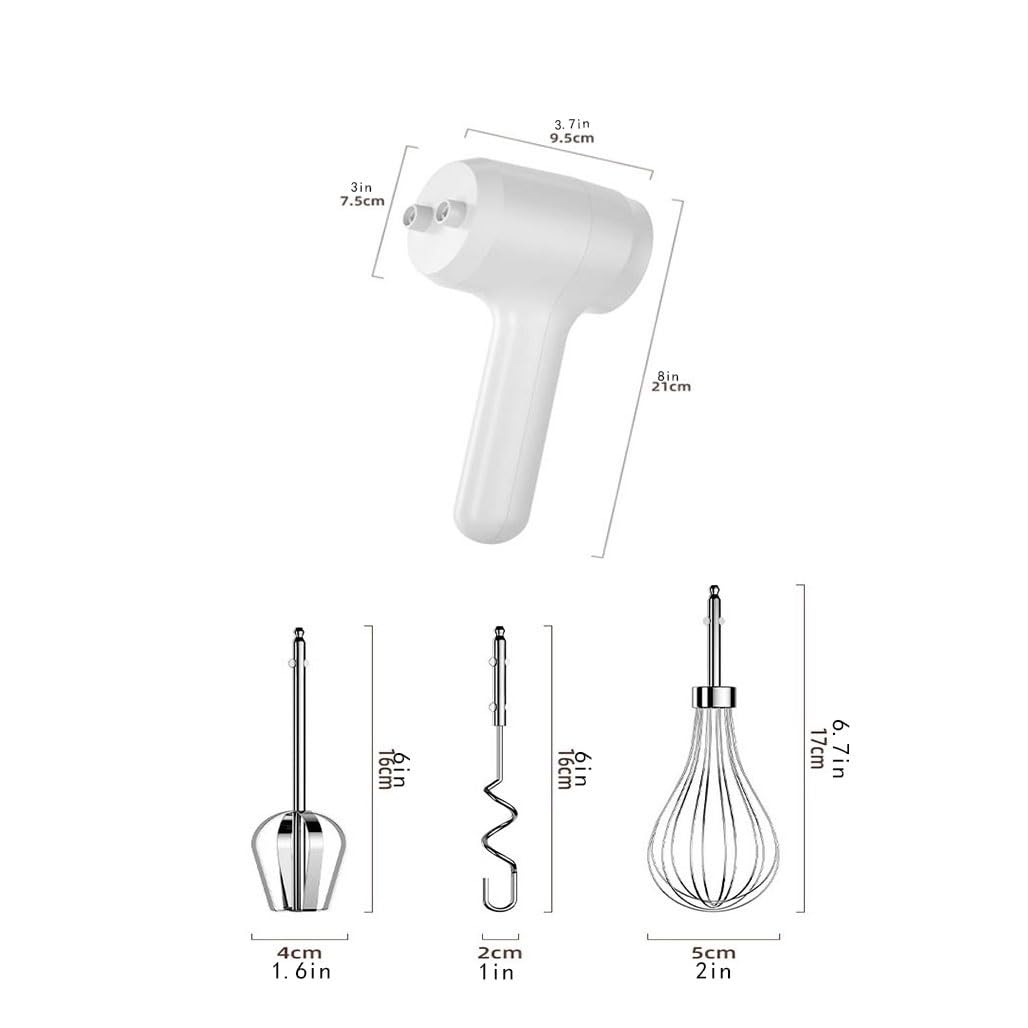 Egg Beater Handheld Cordless Electric Whisk Household Small Cream Whisk Stirring Stick Whisk Baking Cake Whipper Milk Frother
