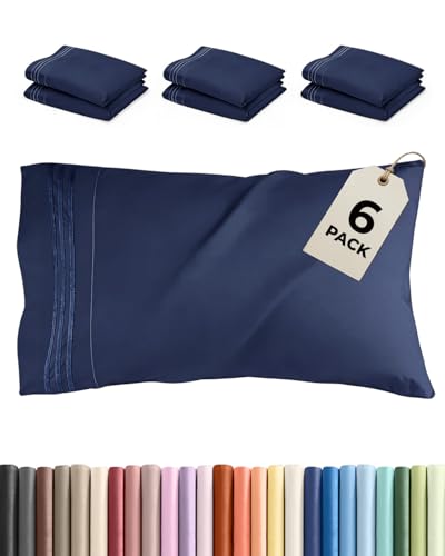 King Standard Pillow Cases Set of 6 (6 Count)