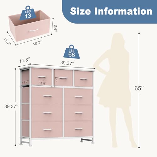 9 Drawer Dresser for Bedroom