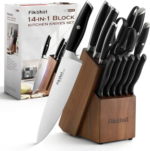 Knife Set German Stainless Steel (14 Count)