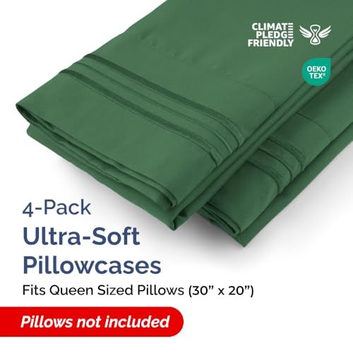 Queen Pillow Cases Set of 4 (4 Count)