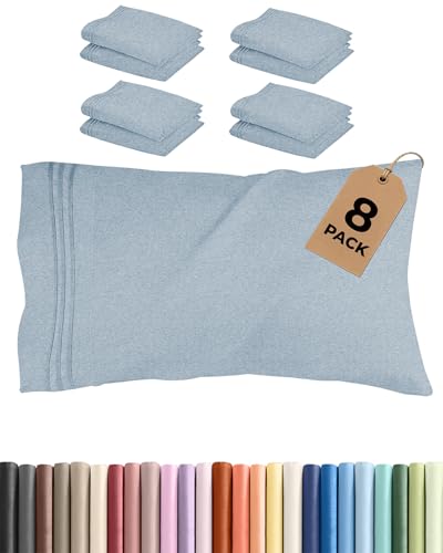 King Pillow Cases Set of 8 (8 Count)