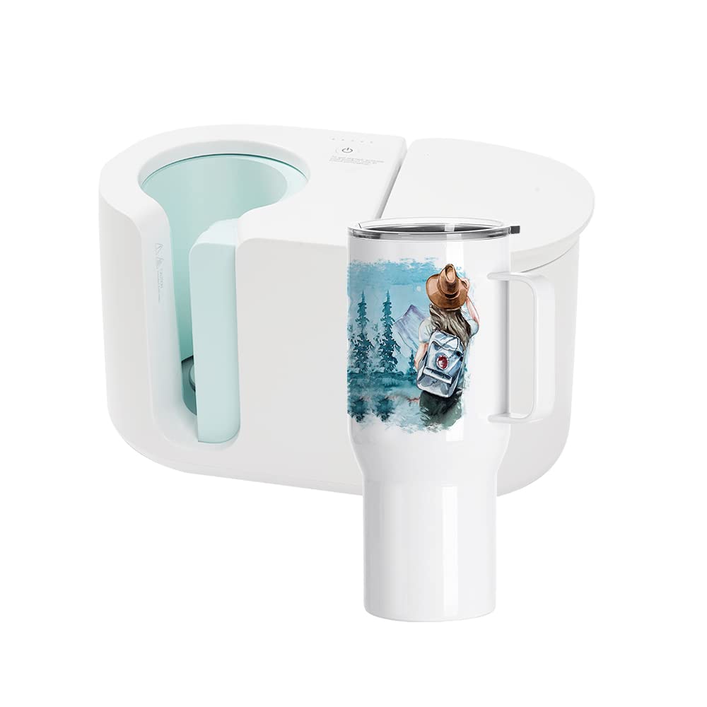 4 Pack Sublimation Travel Tumblers with Printable Handle 25 OZ (4 Count)