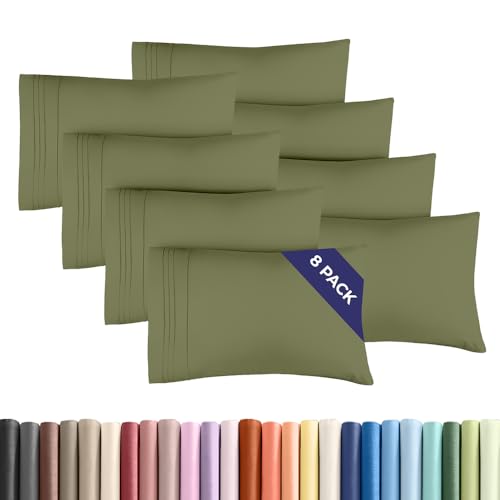 Standard Pillow Cases Set of 8 (8 Count)