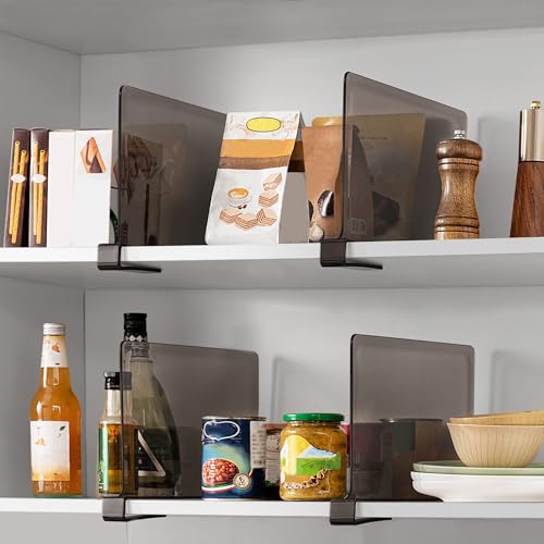 6 Pack Grey Shelf Dividers