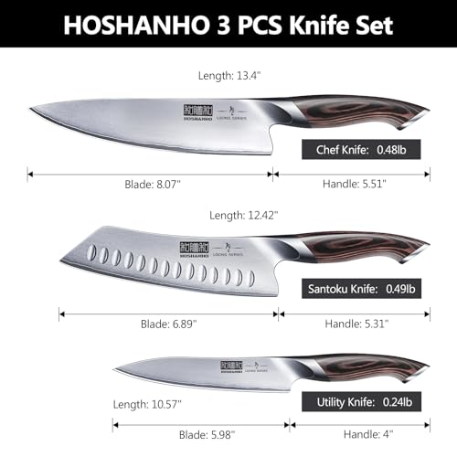 3 Pieces Knife Set (3 Count)