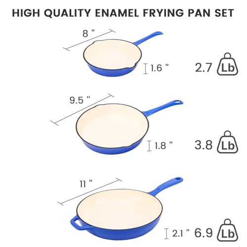 Enameled Cast Iron Skillet