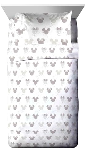 Disney Mickey and Minnie Mouse Twin Comforter Set 5 Piece Bedding