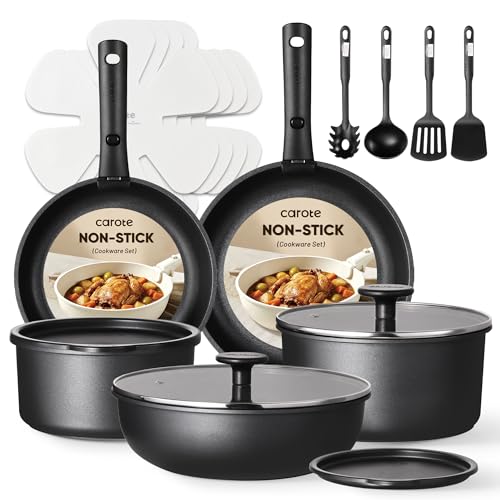 19pcs Pots and Pans Set Non Stick
