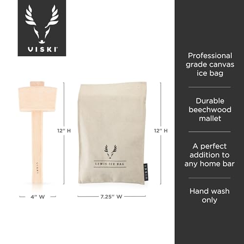 Professional Lewis Ice Bag and Mallet