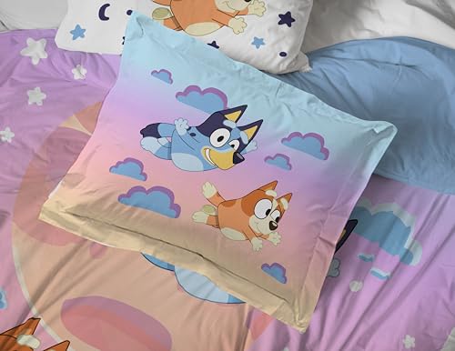Bluey Bingo Full Comforter Set 7 Piece Kids Bedding for Girls