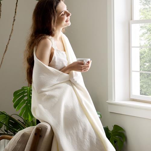 100% Cotton Blanket Full Size for Bed