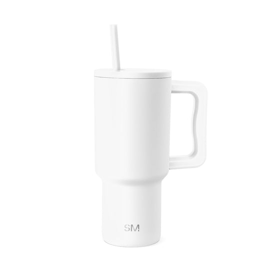 30 oz Trek Tumbler with Handle and Straw Lid