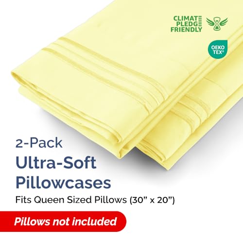 Queen Pillow Cases Set of 2 (2 Count)
