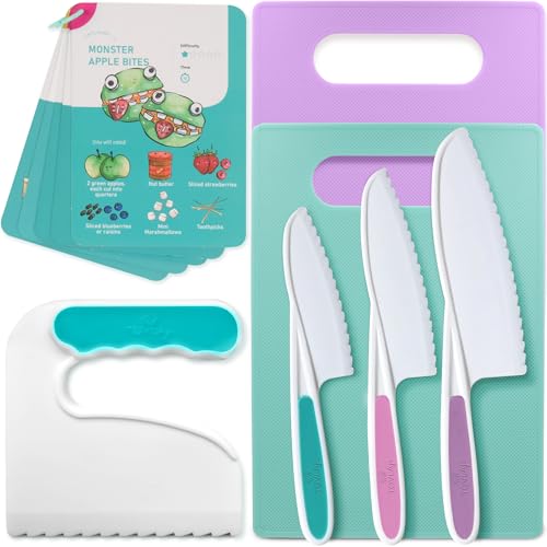 Jr. Kids Knife Set for Real Cooking (6 Count)