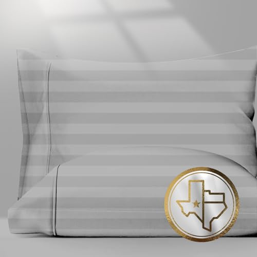 100% Egyptian Cotton Pillow Cases King Size Set of 2 (2 Count)