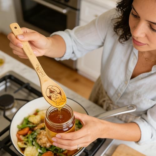Bear Wooden Spoons for Cooking (5 Count)