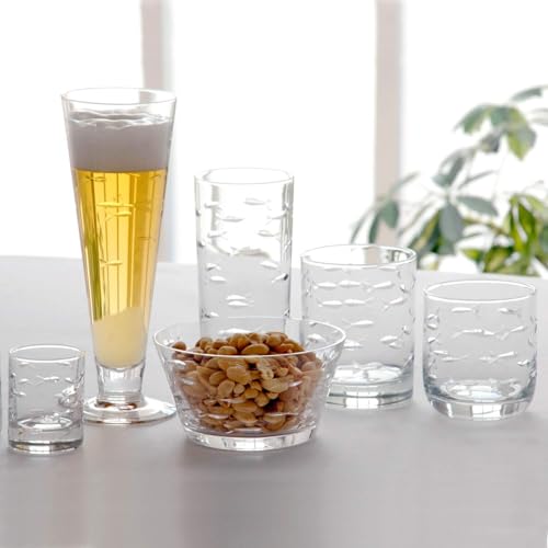 School of Fish Highball Glass (2 Count)