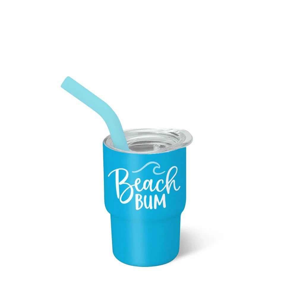 2oz Swig Shots Insulated Mini Tumbler with Straw