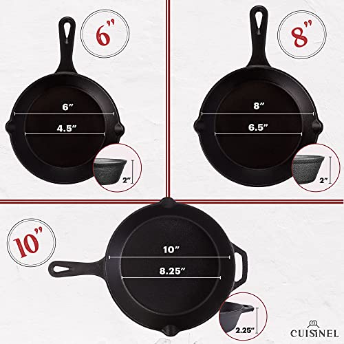 Cast Iron Skillets Set