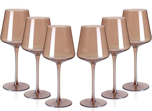 Colored Wine Glasses Set of 6 (6 Count)