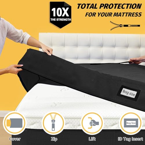 Mattress Bags for Moving and Storage (2 Count)
