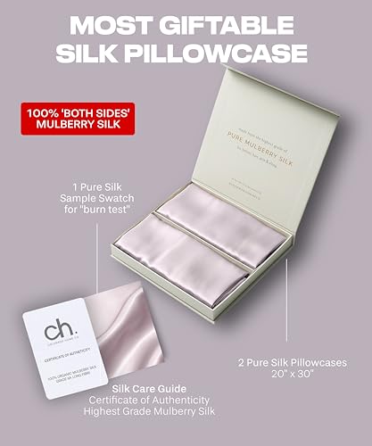 SUNDAYSILKS™ Silk Pillow Cases 2 Pack