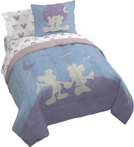 Disney Mickey and Minnie Mouse Queen Comforter Set 7 Piece Bedding