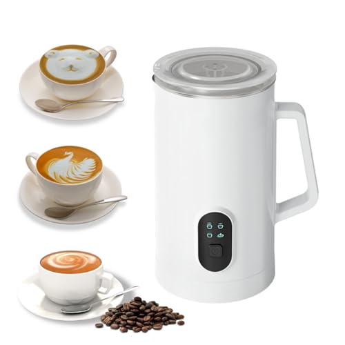Automatic Milk Frother Handheld Electric Hot Cold Foam Maker Large Capacity Easy Great Family US Plug 110V