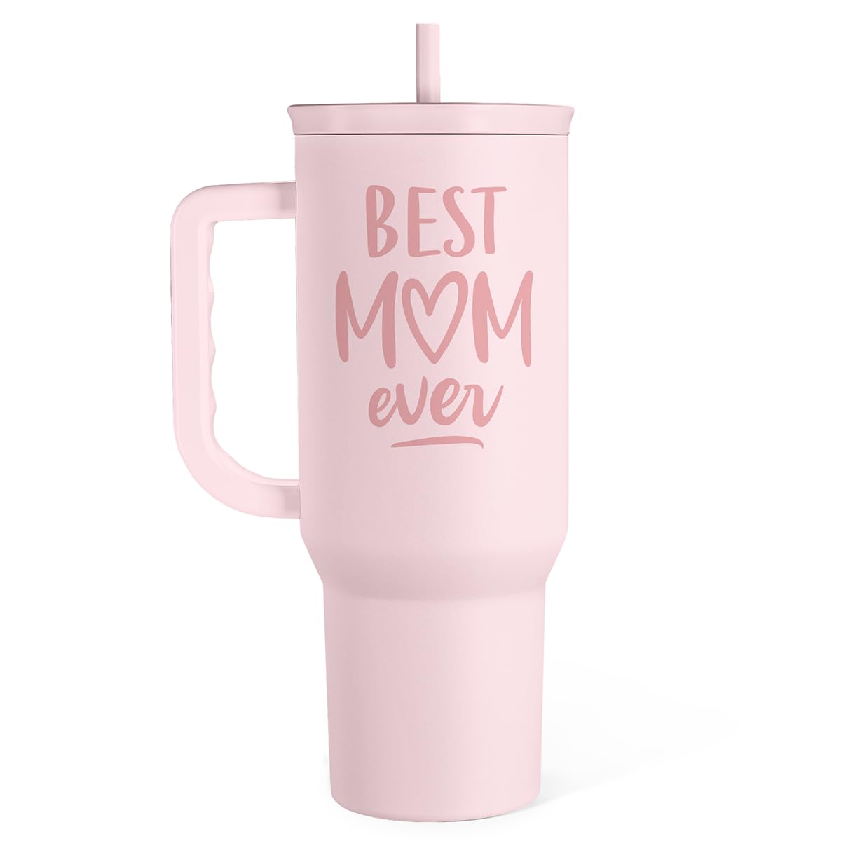 Gift for Mom Best Mom Stainless Steel Tumbler with Handle
