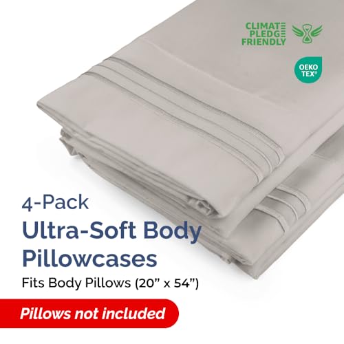 Body Pillow Cases Set of 4 (4 Count)