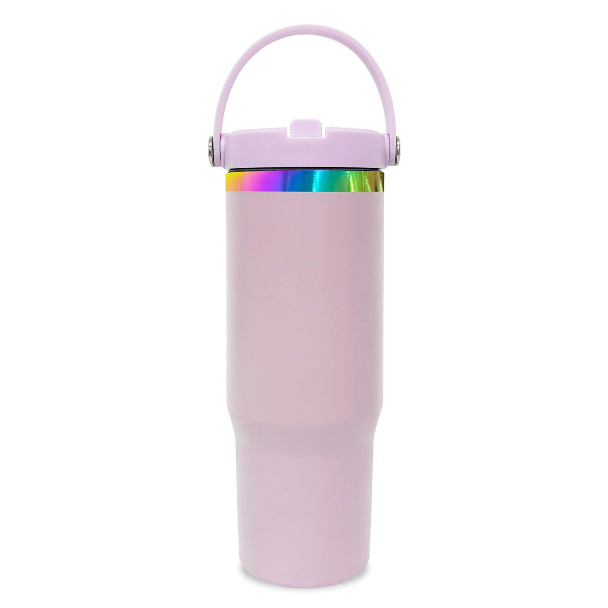 30 oz Tumbler Bulk with Top Handle and Flip Straw Purple