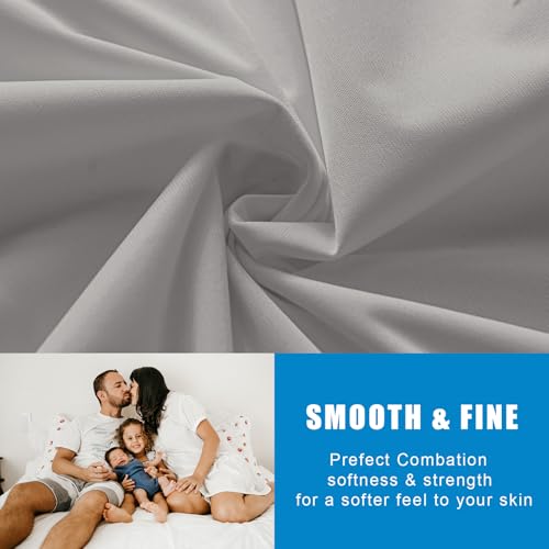 2 Pack Mattress Protector Queen Size 100% Waterproof Fitted Mattress Cover (2 Count)