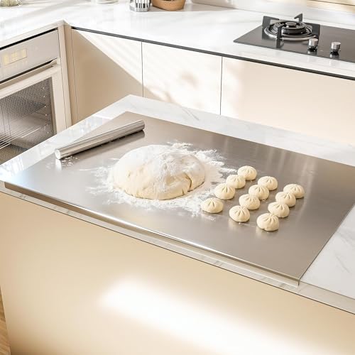 304 Stainless Steel Chopping Board with Lip