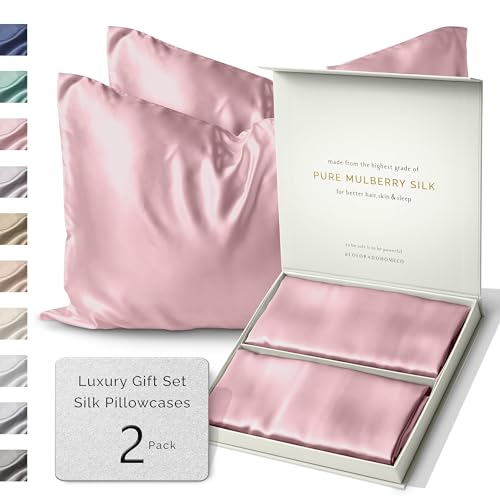 SUNDAYSILKS™ Silk Pillow Cases 2 Pack