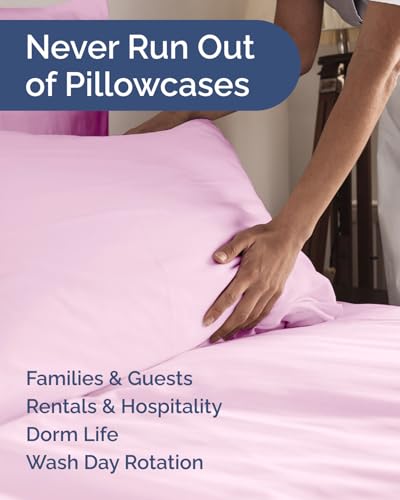 King Standard Pillow Cases Set of 10 (10 Count)