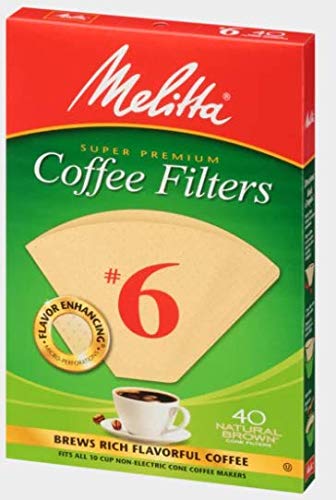 6 Cone Coffee Filters (480 Count)