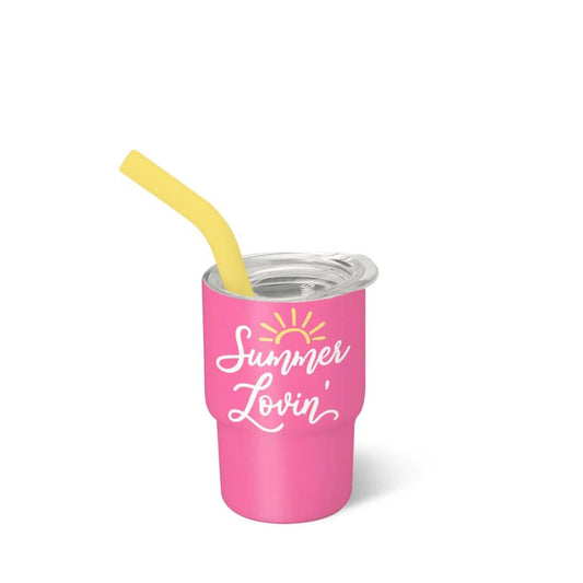 2oz Swig Shots Insulated Mini Tumbler with Straw