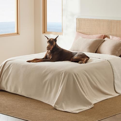 Waterproof Blanket for Bed Soft Sherpa Fleece Throw