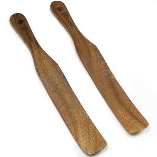 Skinny Wooden Spurtle Set (2 Count)