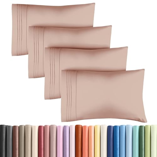 King Size Microfiber Pillowcase Set (4 Count)